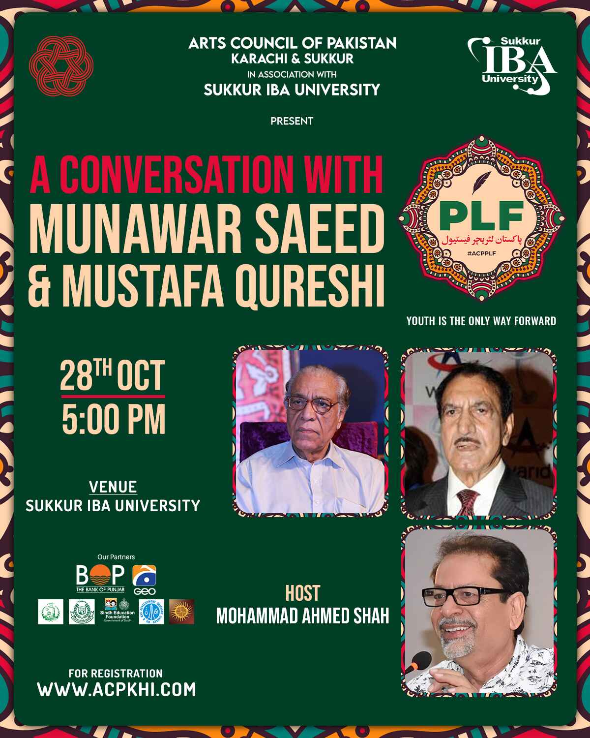 A Conversation with Munawar Saeed & Mustafa Qureshi